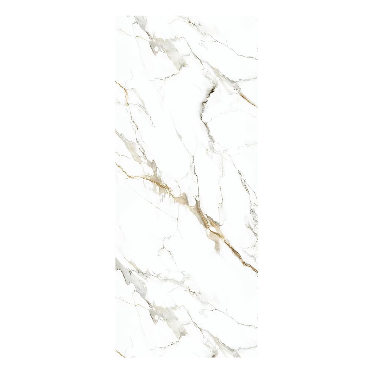 Orion Gold Marble Matt Tongue & Groove Shower Panel 2400x1000mm