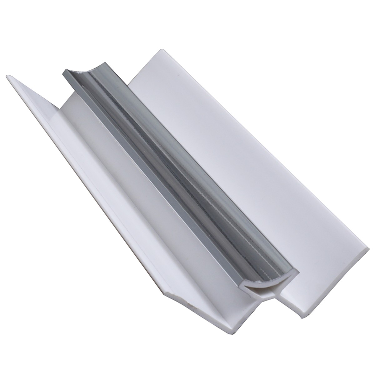 10.5mm Chrome PVC Internal Corner Trim 2400mm