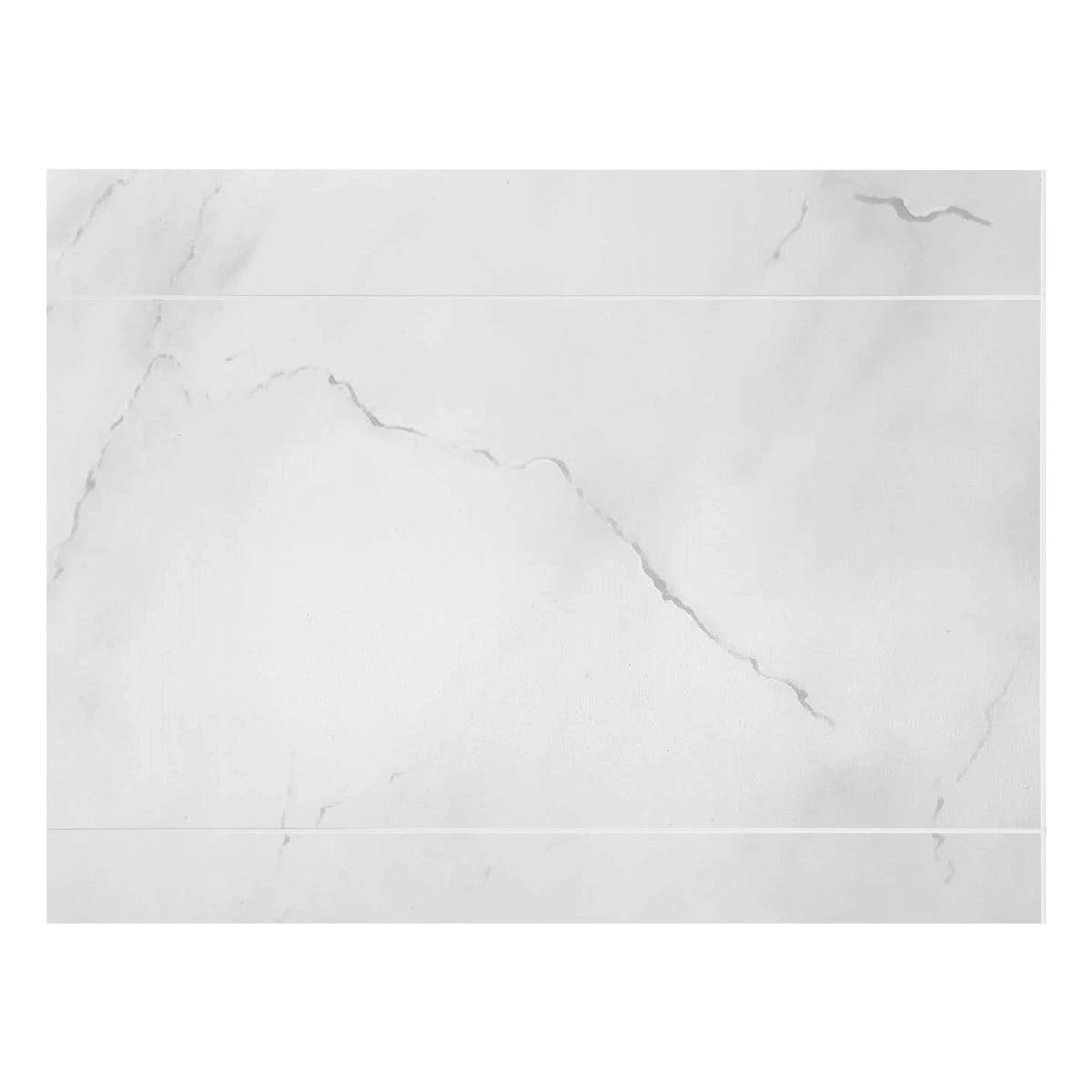 Orion Grey Marble Tile Effect Tongue & Groove Shower Panel 2400x600mm (Pack of 2)