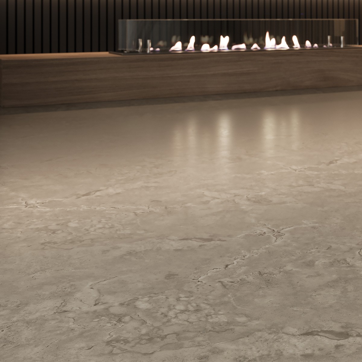 Hydro Step Grigio Marble Tile LVT Flooring