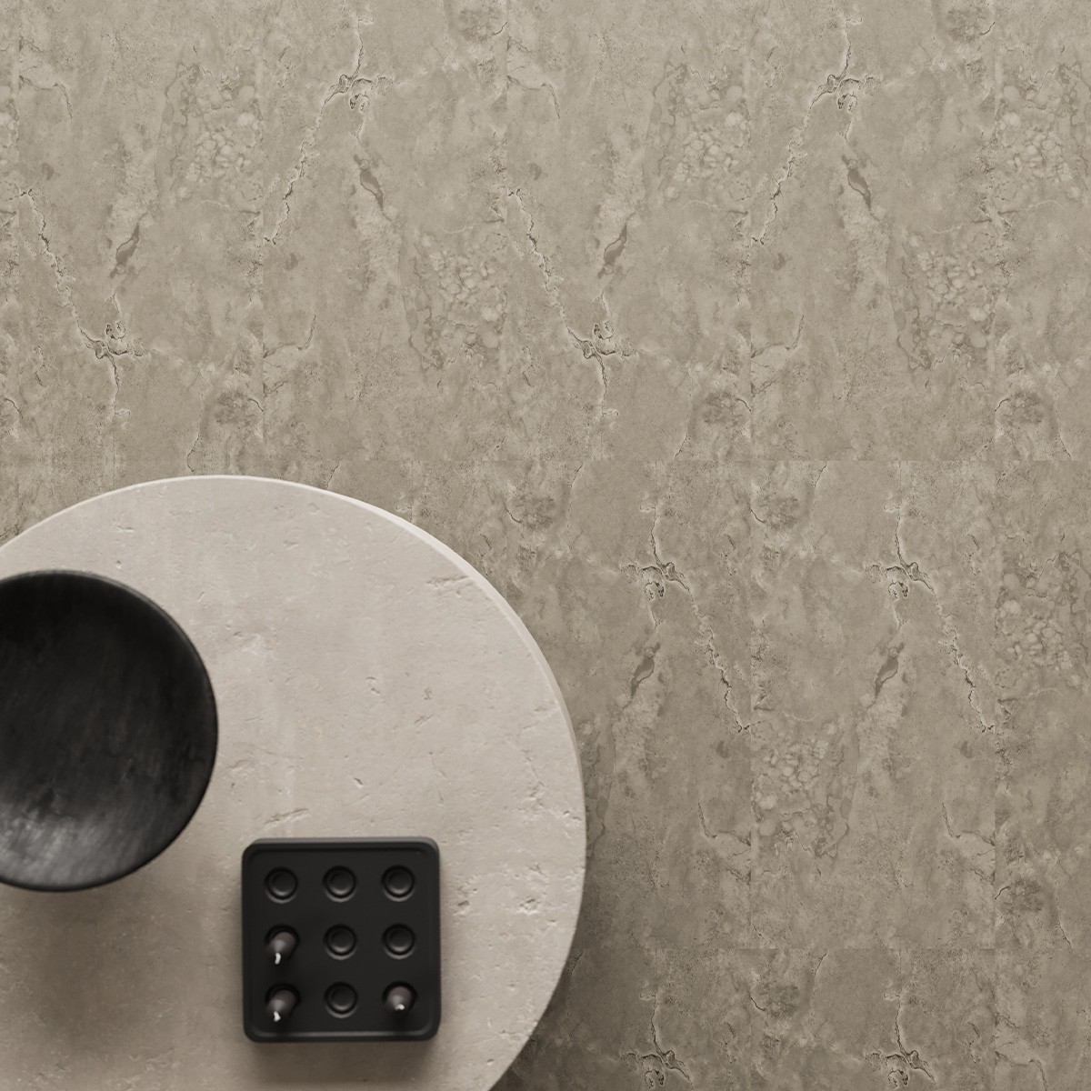 Hydro Step Grigio Marble Tile LVT Flooring