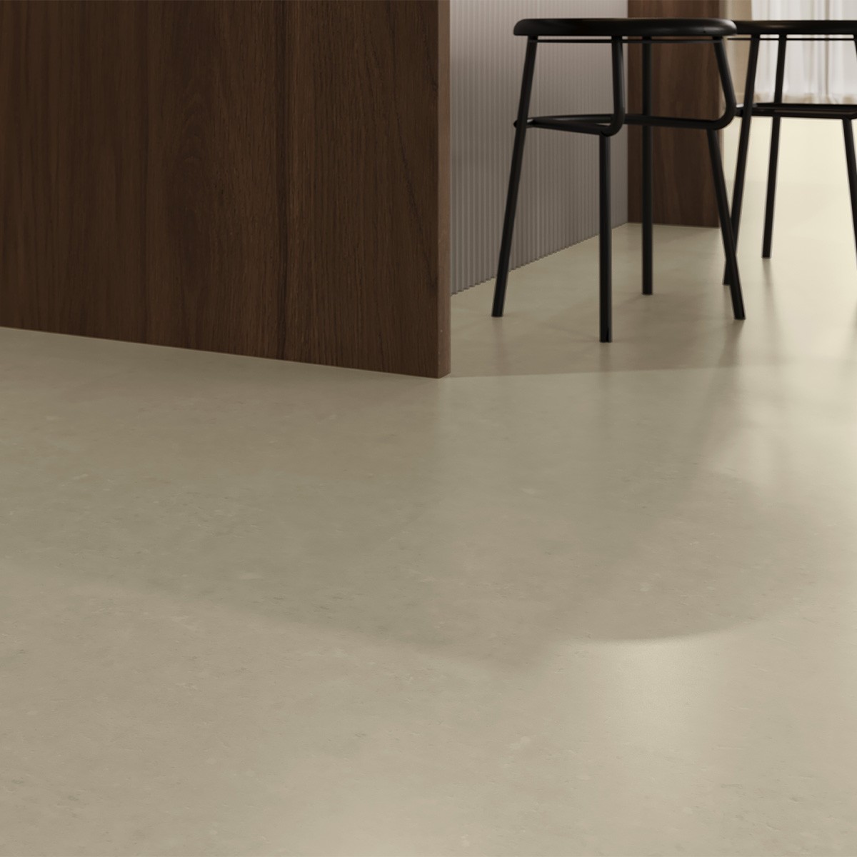Hydro Step Vanilla Concrete Tile LVT Flooring