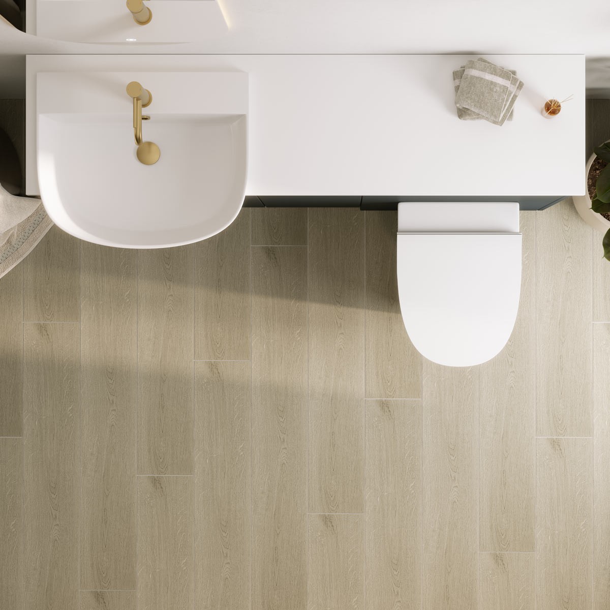 Hydro Step Nordic Oak Wood LVT Flooring