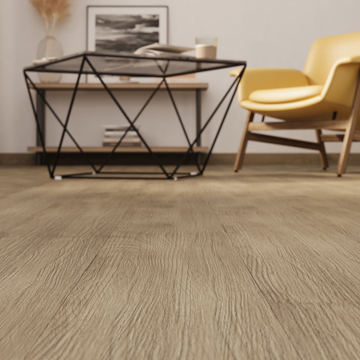 Hydro Step Light Oak Wood LVT Flooring