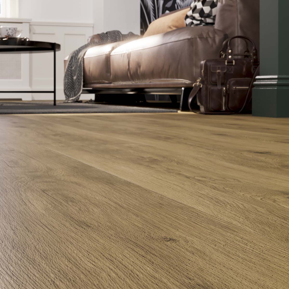 Hydro Step Honey Oak Wood LVT Flooring