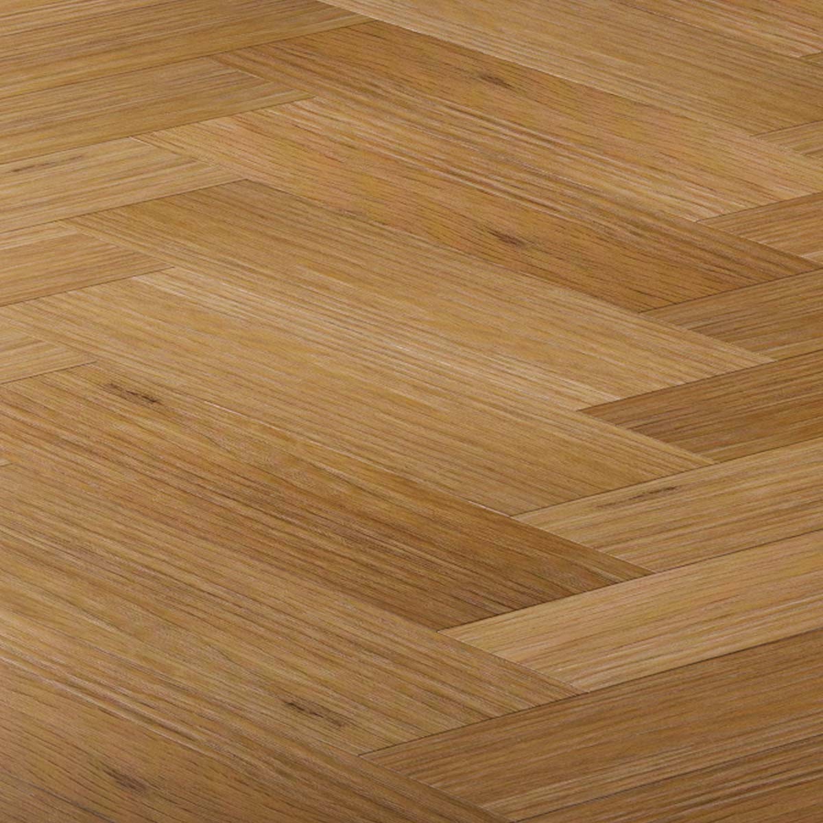 Hydro Step Medium Oak Herringbone Wood LVT Flooring