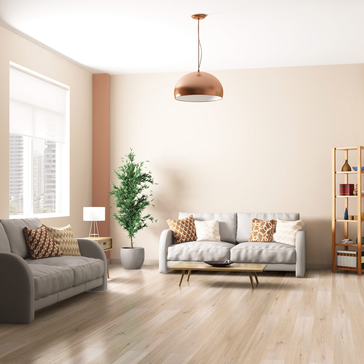 Hydro Step Limed Oak Wood LVT Flooring