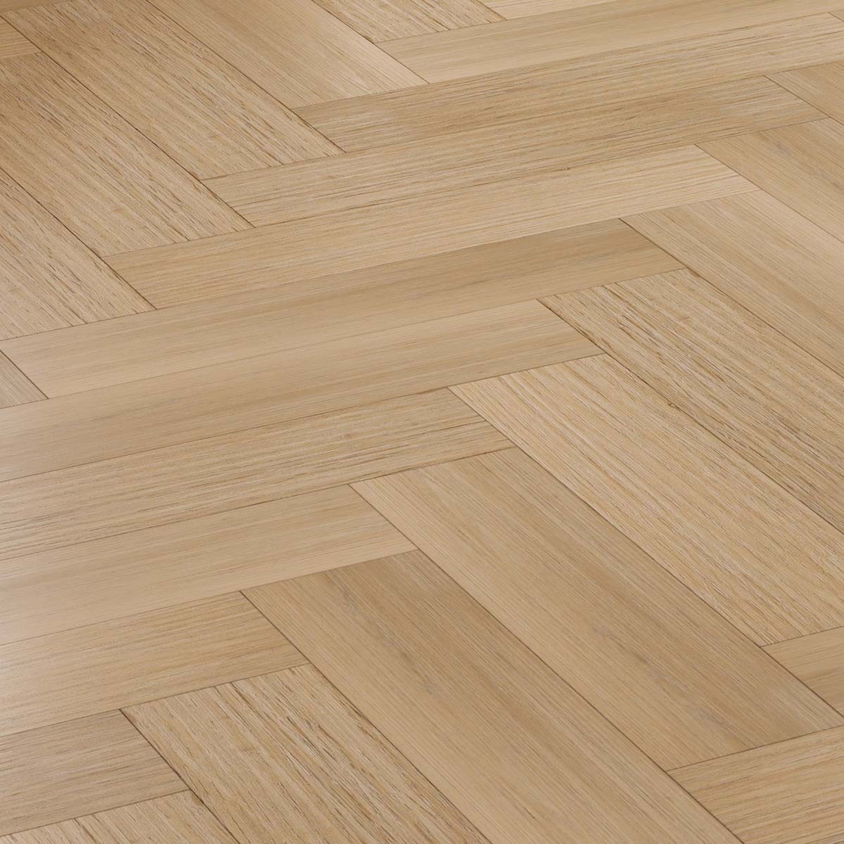 Hydro Step Limed Oak Herringbone Wood LVT Flooring
