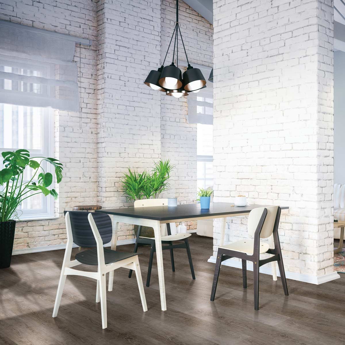 Hydro Step Grey Oak Wood LVT Flooring