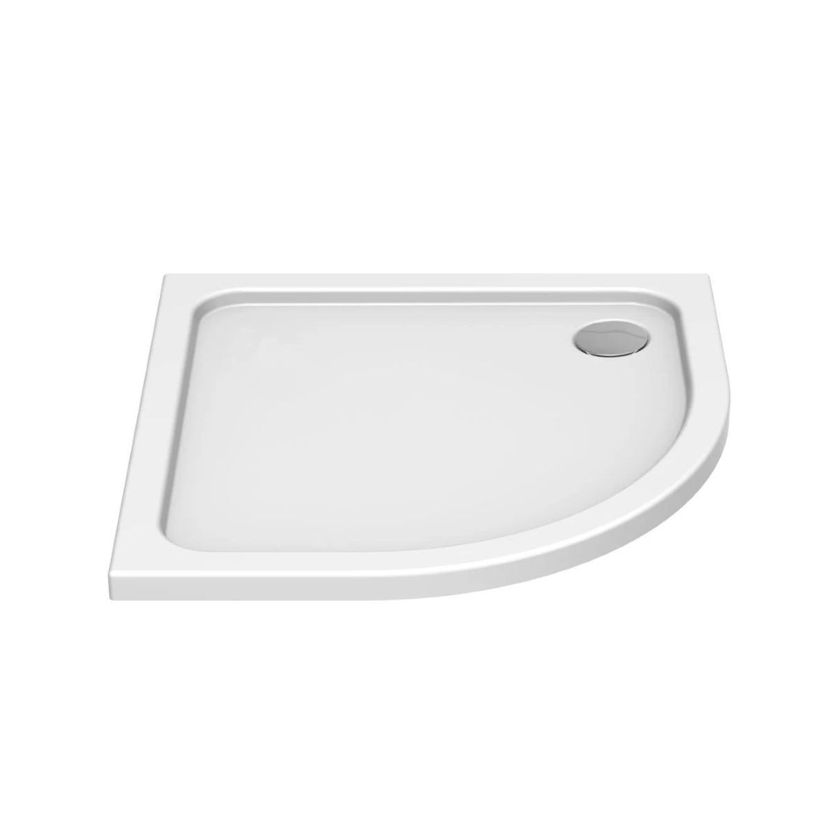 K-Stone Offset Quadrant Stone Resin Shower Tray 900x760mm Left Hand