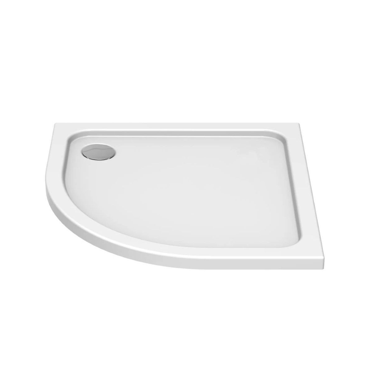 K-Stone Anti Slip Offset Quadrant Stone Resin Shower Tray 900x760mm Right Hand