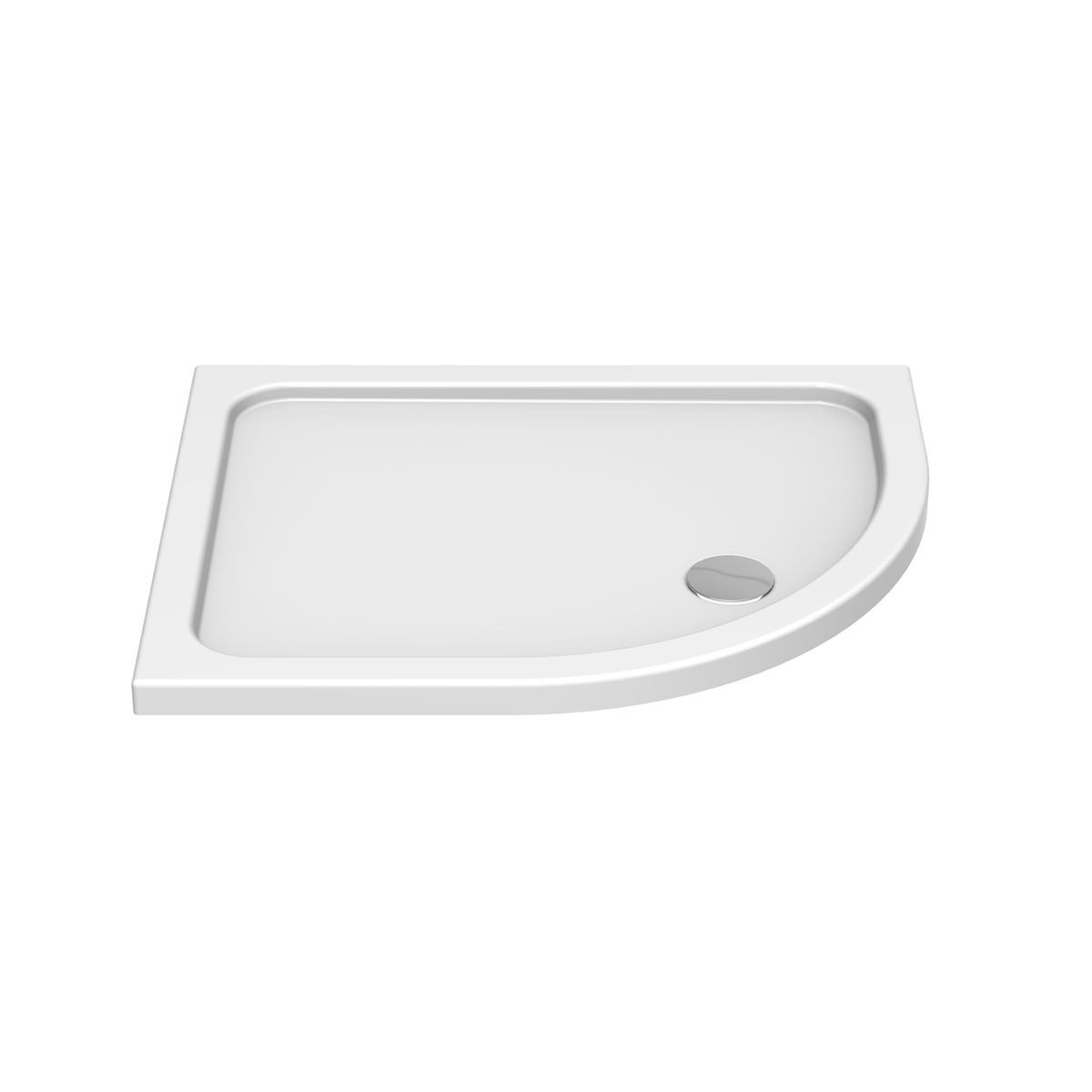K-Stone Offset Quadrant Stone Resin Shower Tray 1200x900mm Left Hand