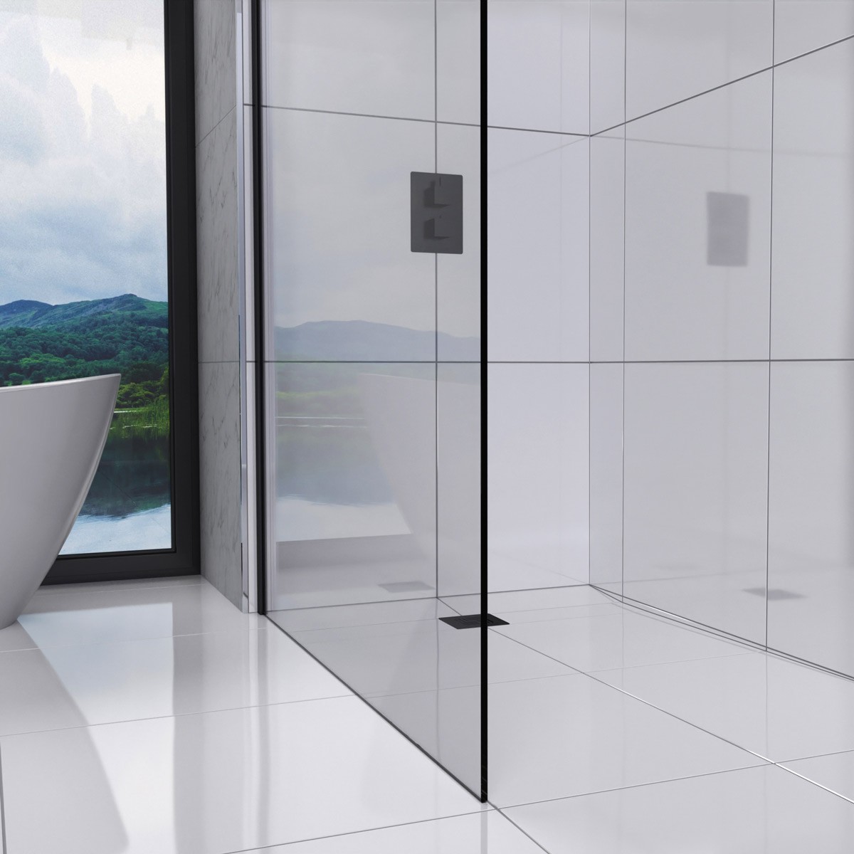 Kudos Aqua4Ma Evolution Shower Deck 1340x1000mm (End Waste)