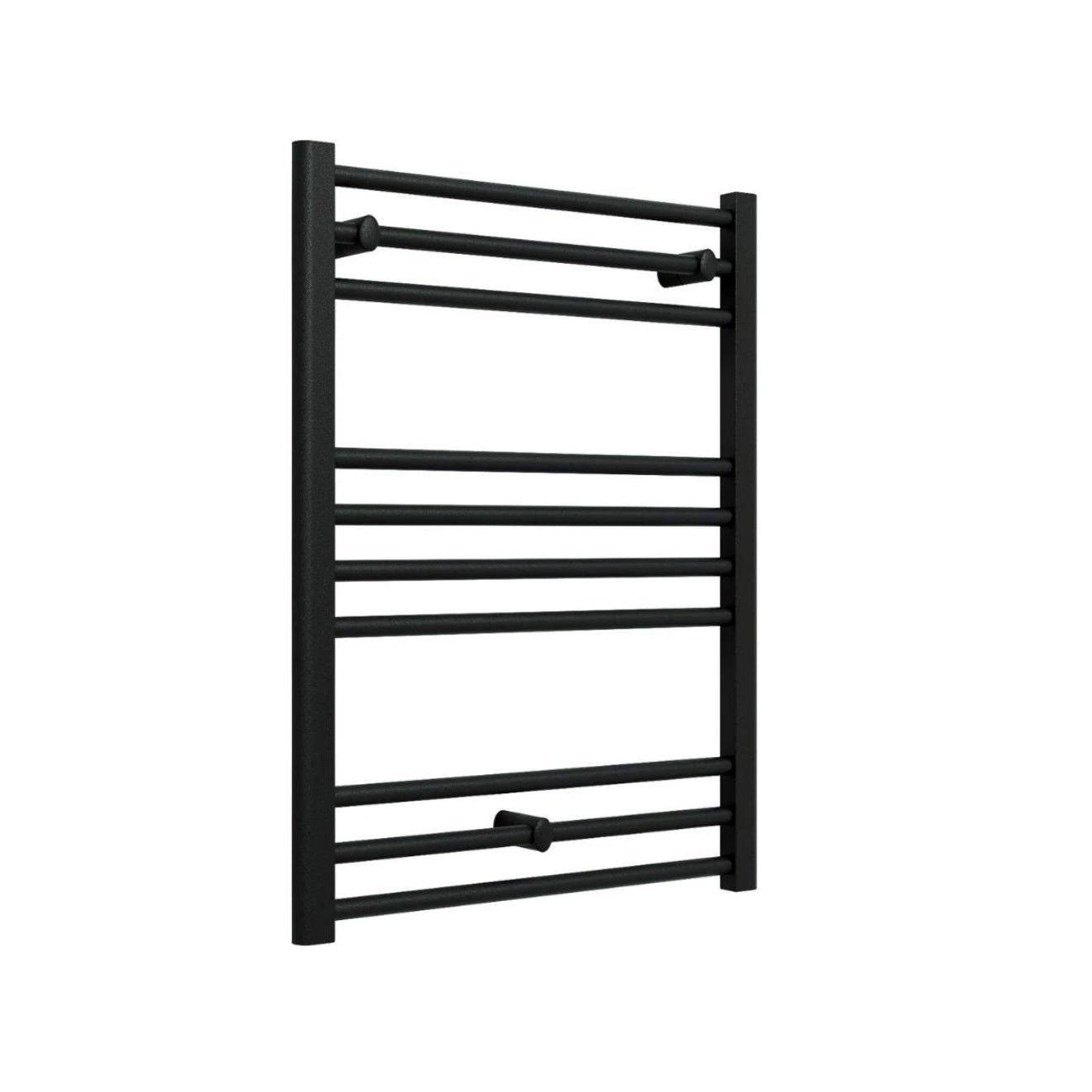 Silea Matt Black Towel Rail Radiator 800x600mm