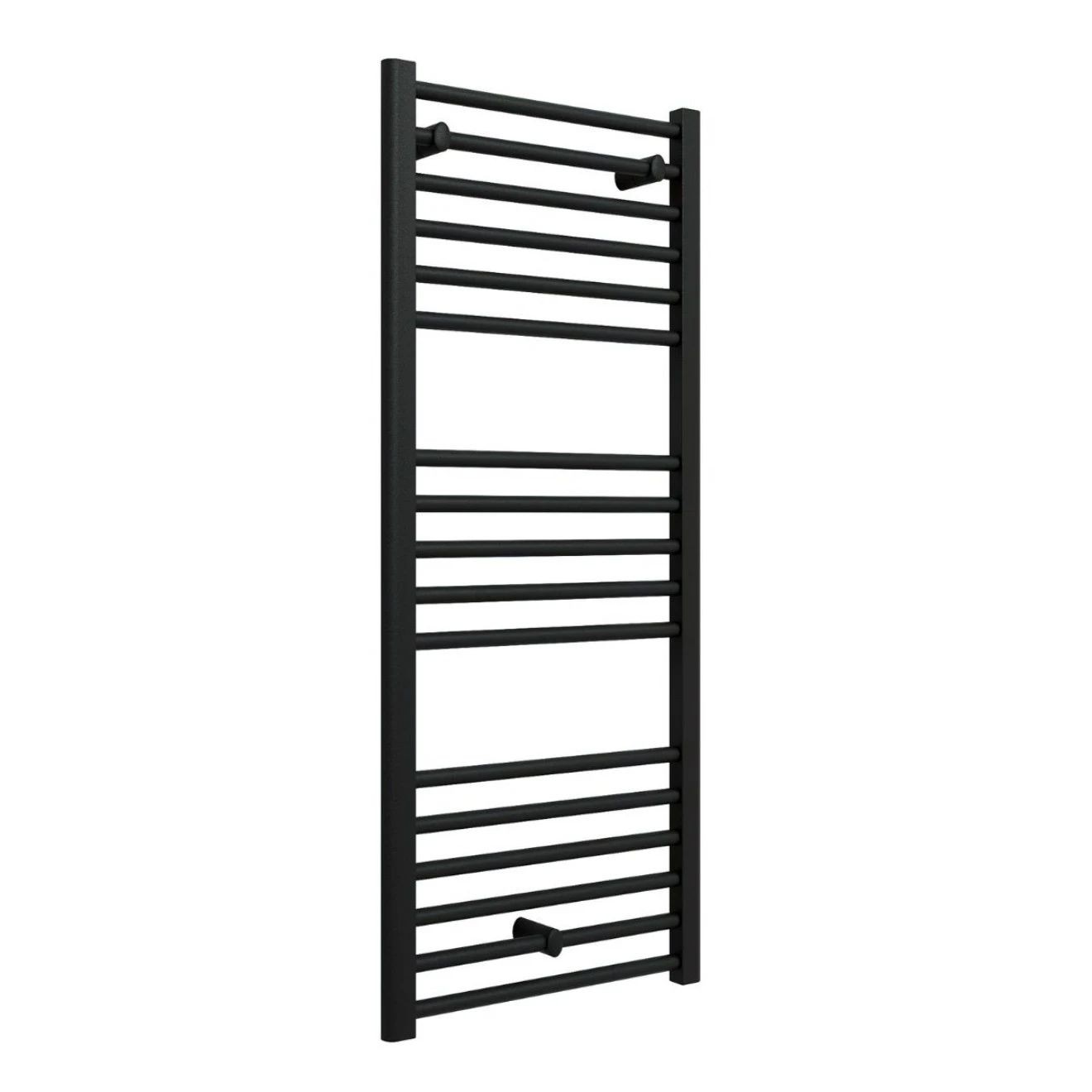Silea Matt Black Towel Rail Radiator 1200x500mm