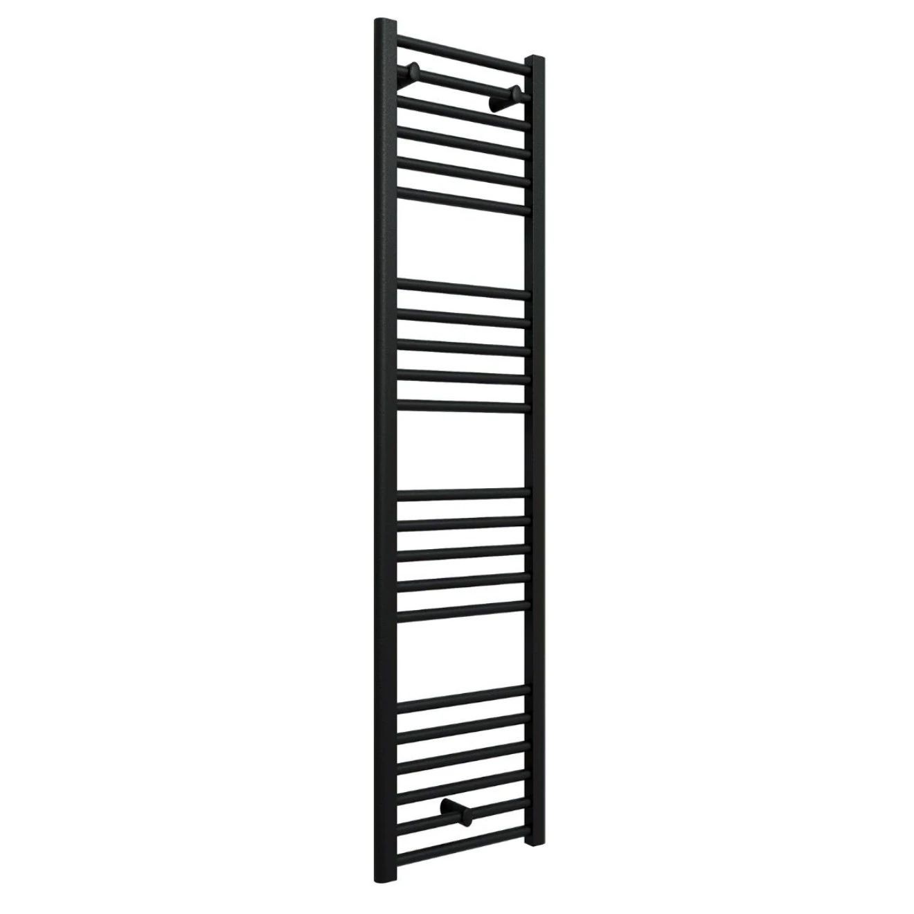 Silea Matt Black Towel Rail Radiator 1600x400mm