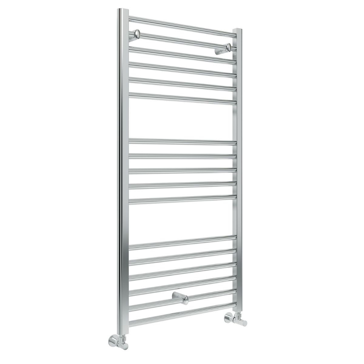 Silea Chrome Towel Rail Radiator 1200x600mm