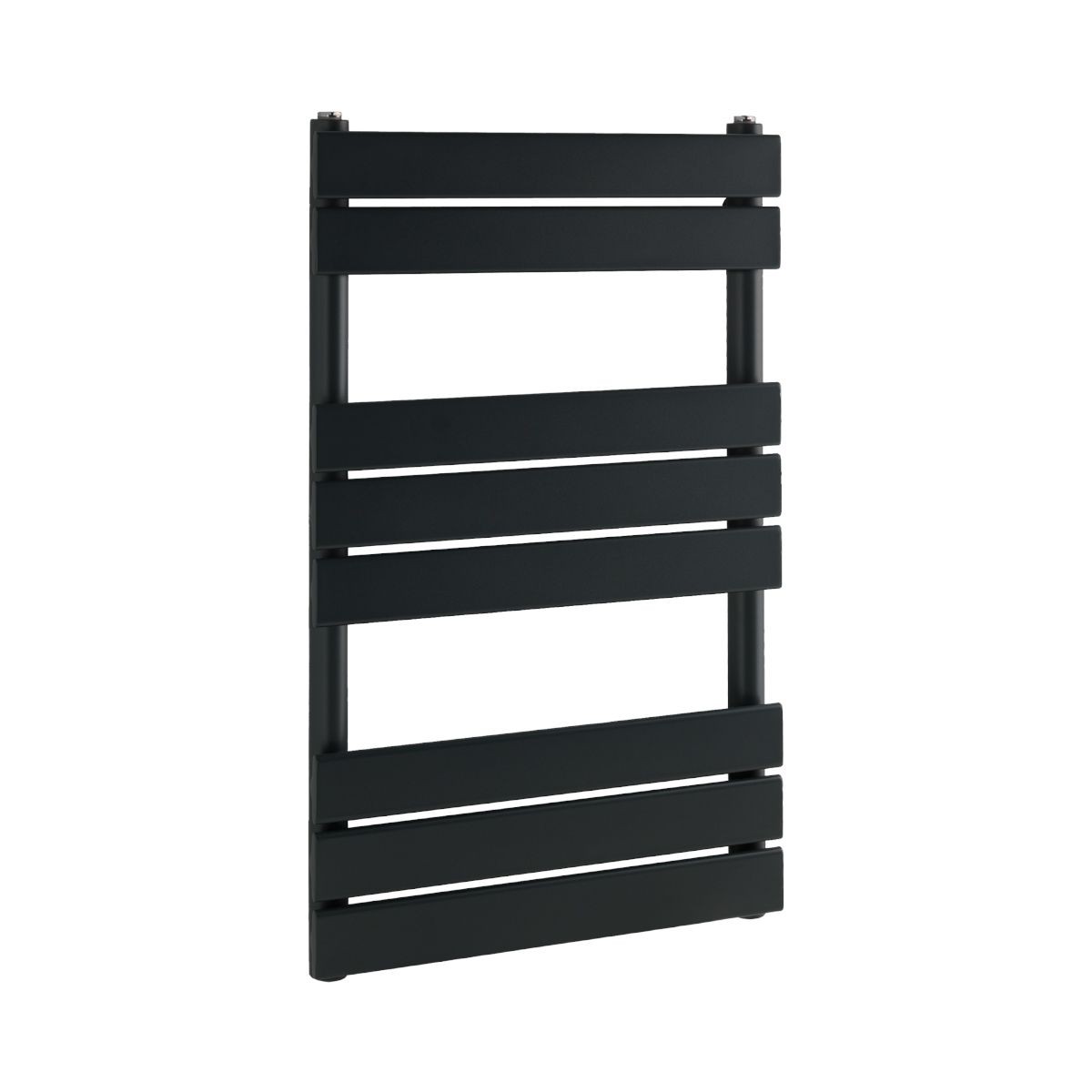 Egadi Matt Black Designer Towel Rail Radiator 840x500mm