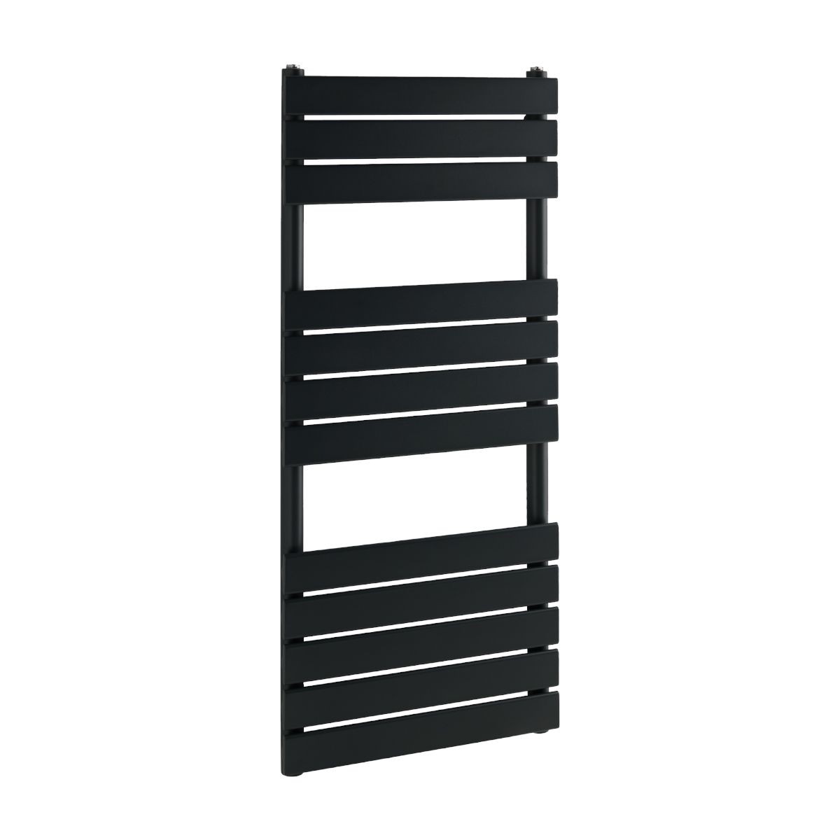 Egadi Matt Black Designer Towel Rail Radiator 1213x500mm