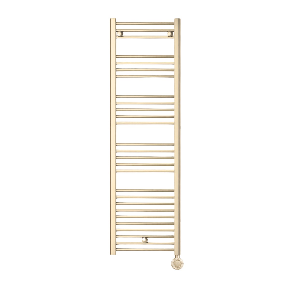 Warma Electric Towel Radiator Brushed Brass 1600x500mm