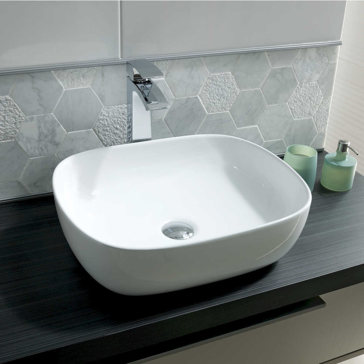 Maya Rectangular Furniture Basin 455mm