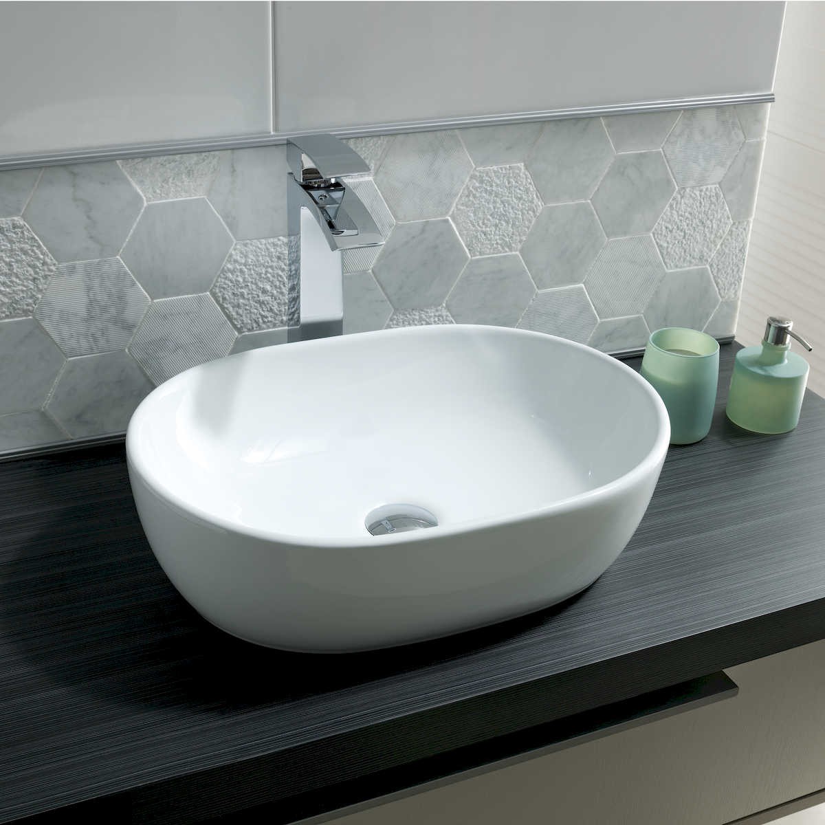 Bella Radius Furniture Basin 475mm