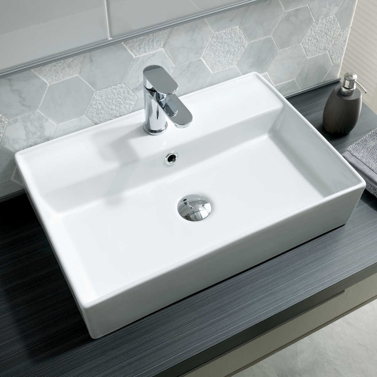 Molly Rectangular Furniture Basin 560mm