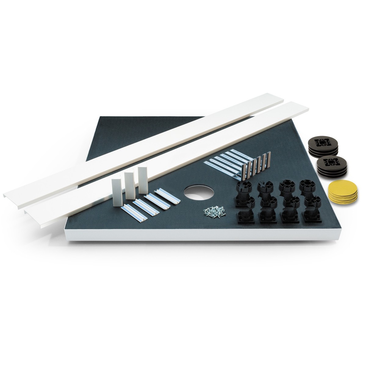MX Elements Easy Plumb Kit for Square and Rectangular Shower Trays Up to 1200x1200mm