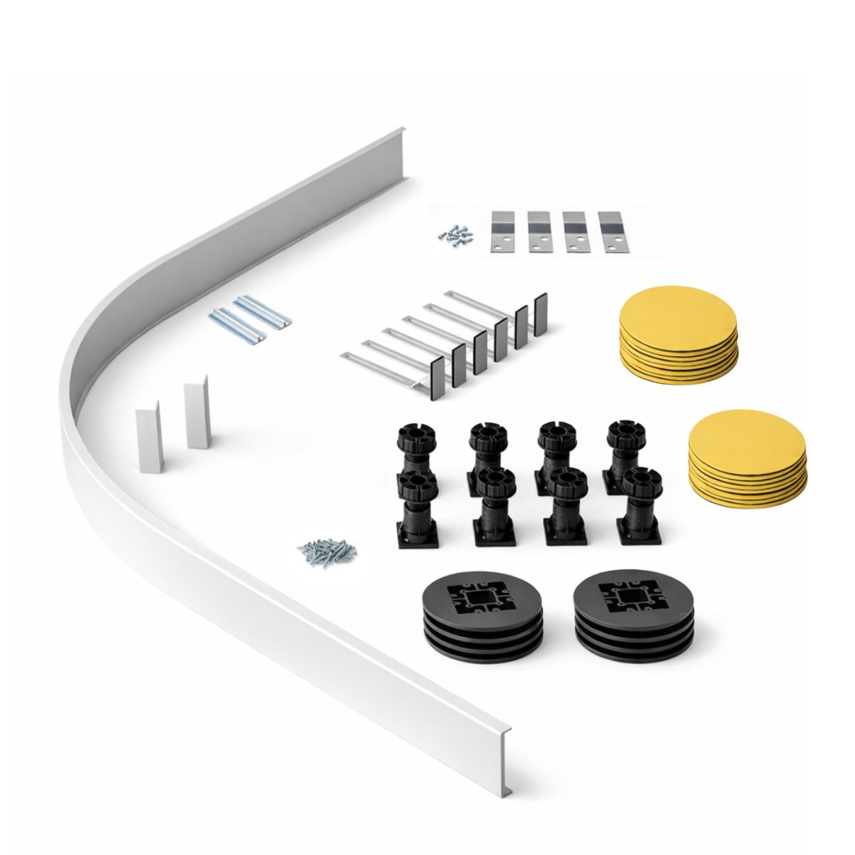 MX Elements Easy Plumb Kit for Quadrant Shower Trays Up to 1200x900mm
