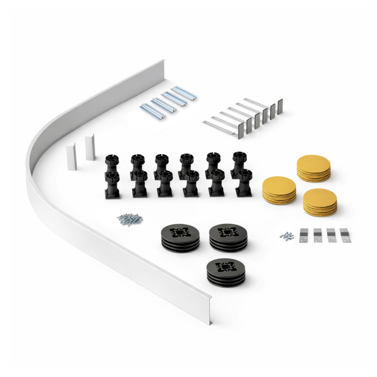 MX Elements Easy Plumb Kit for Quadrant Shower Trays Up to 1400x900mm