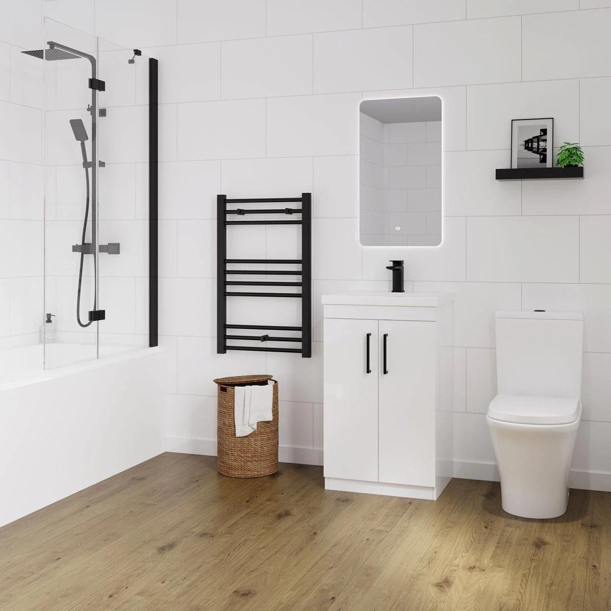 Atria LED Rectangular Bathroom Mirror 400x700mm