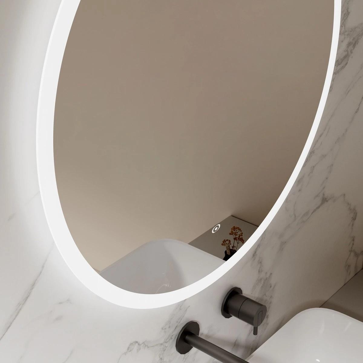 Glamour LED Round Bathroom Mirror 600mm