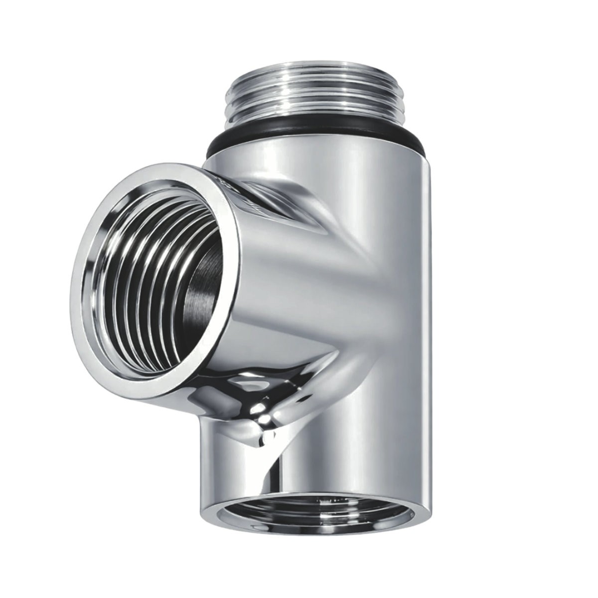 Radiator Element T-Piece Chrome