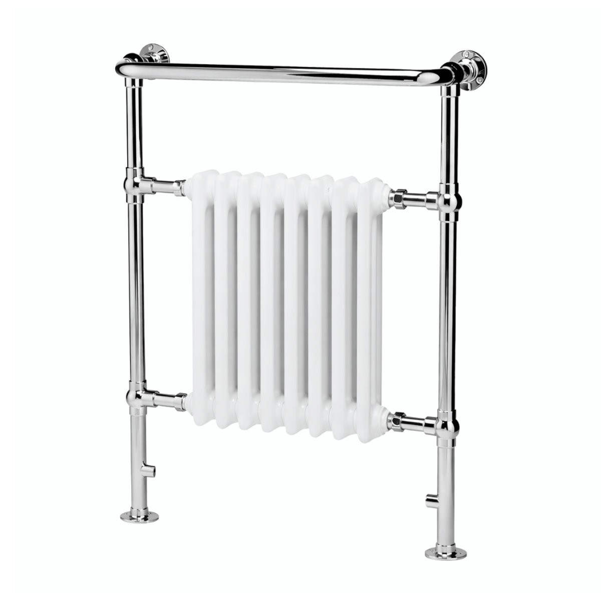 Columbine Traditional Dual Fuel Radiator White 965x540mm
