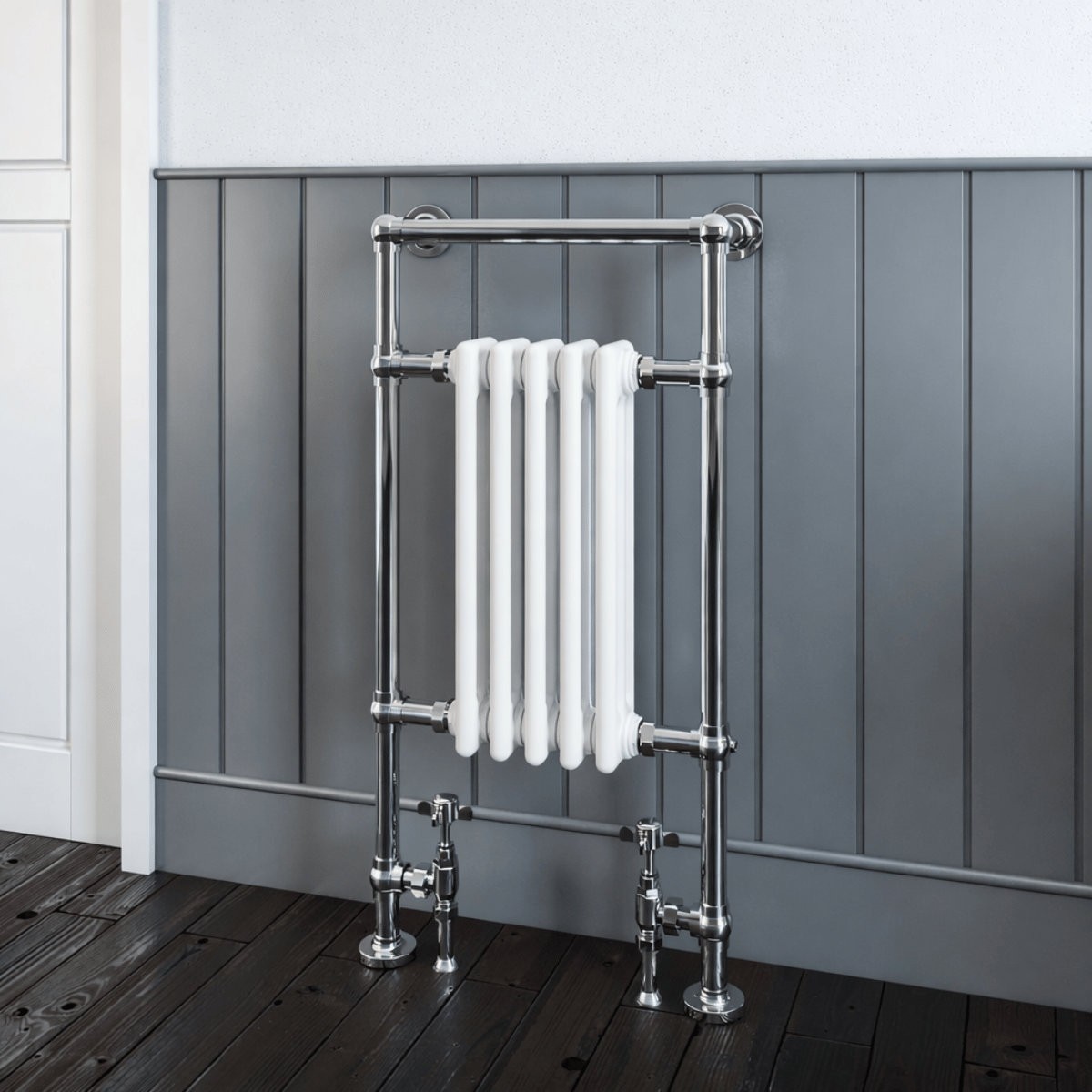 Leo Traditional Central Heating Radiator White 963x540mm