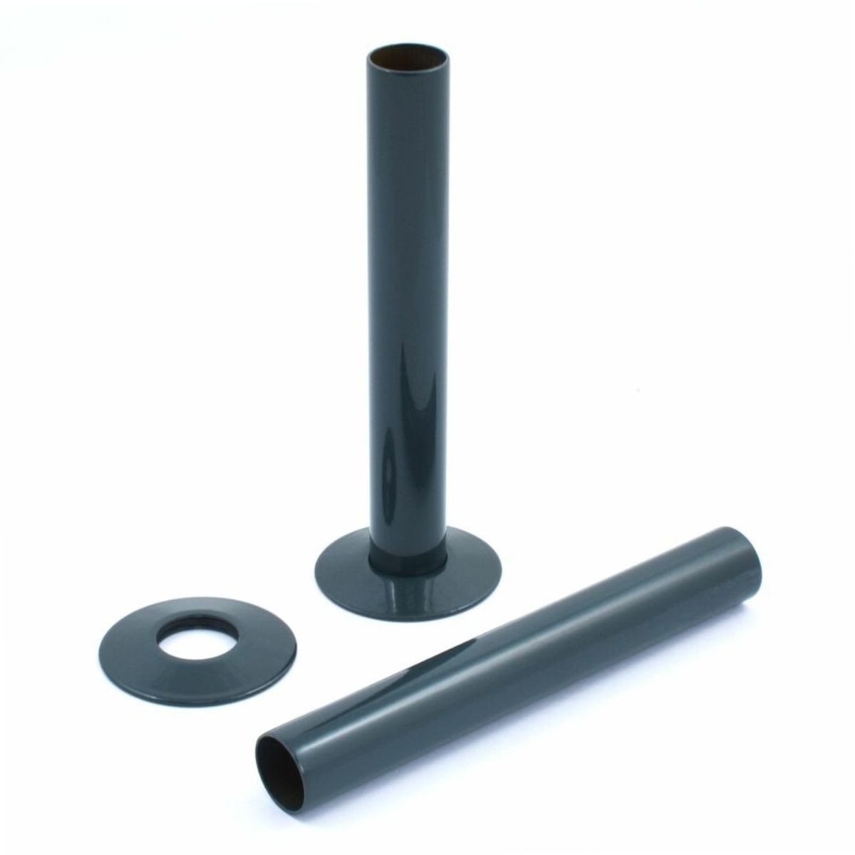 Radiator Pipe Sleeves 18x130mm Anthracite