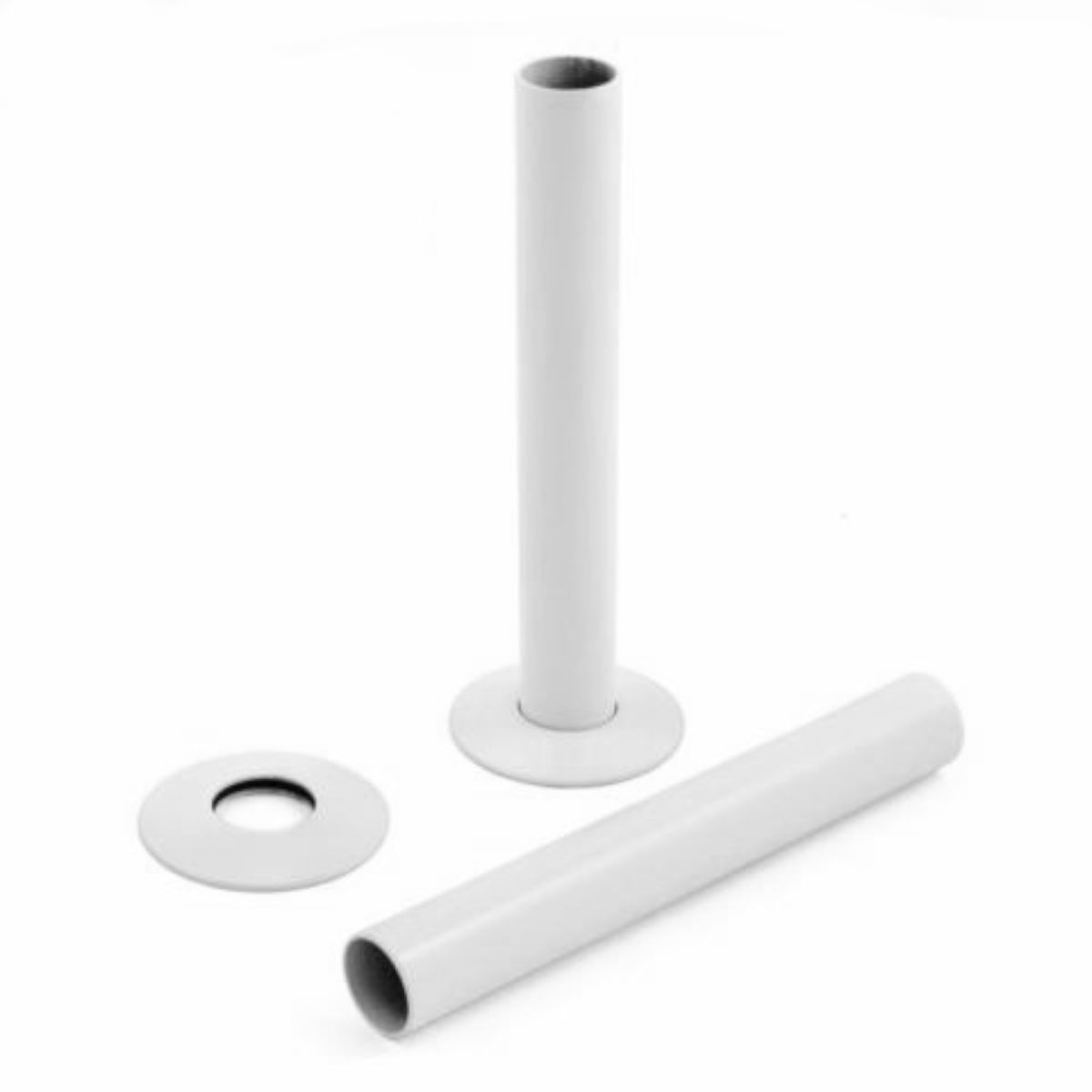 Radiator Pipe Sleeves 18x130mm White