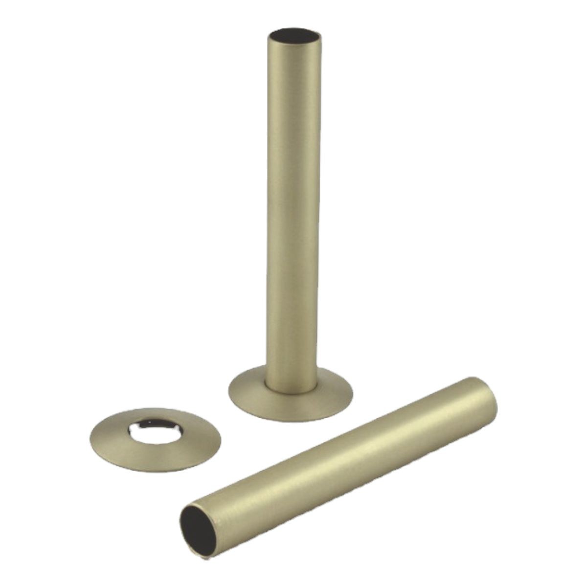 Radiator Pipe Sleeves 18x130mm Brushed Brass