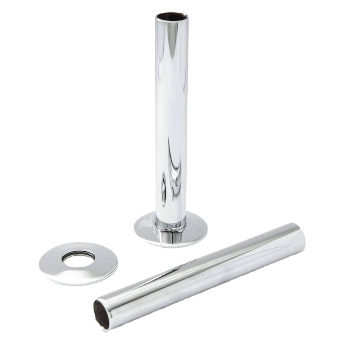Radiator Pipe Sleeves 18x130mm Chrome
