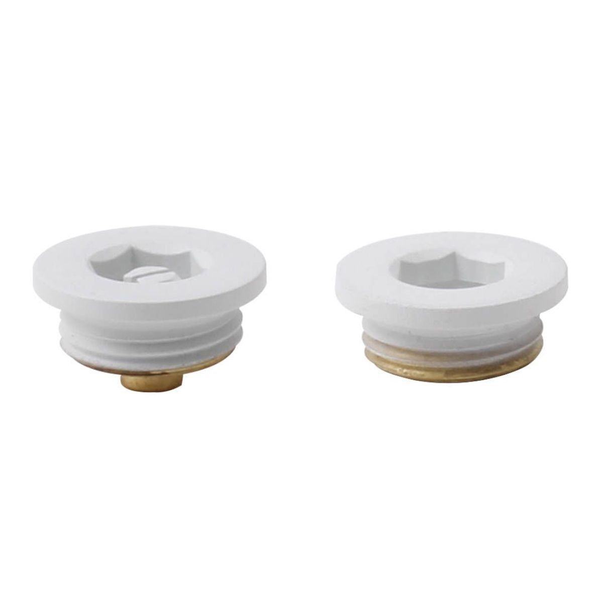Radiator Air Vent & Plug White
