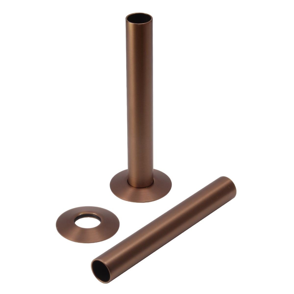 Radiator Pipe Sleeves 18x130mm Brushed Bronze
