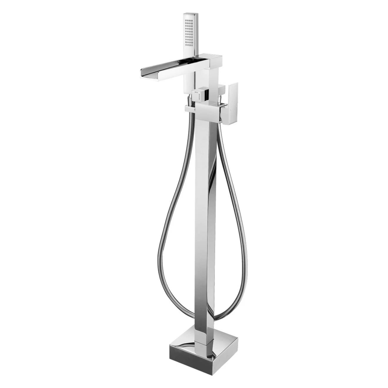 Trent Waterfall Chrome Freestanding Bath Shower Mixer Tap