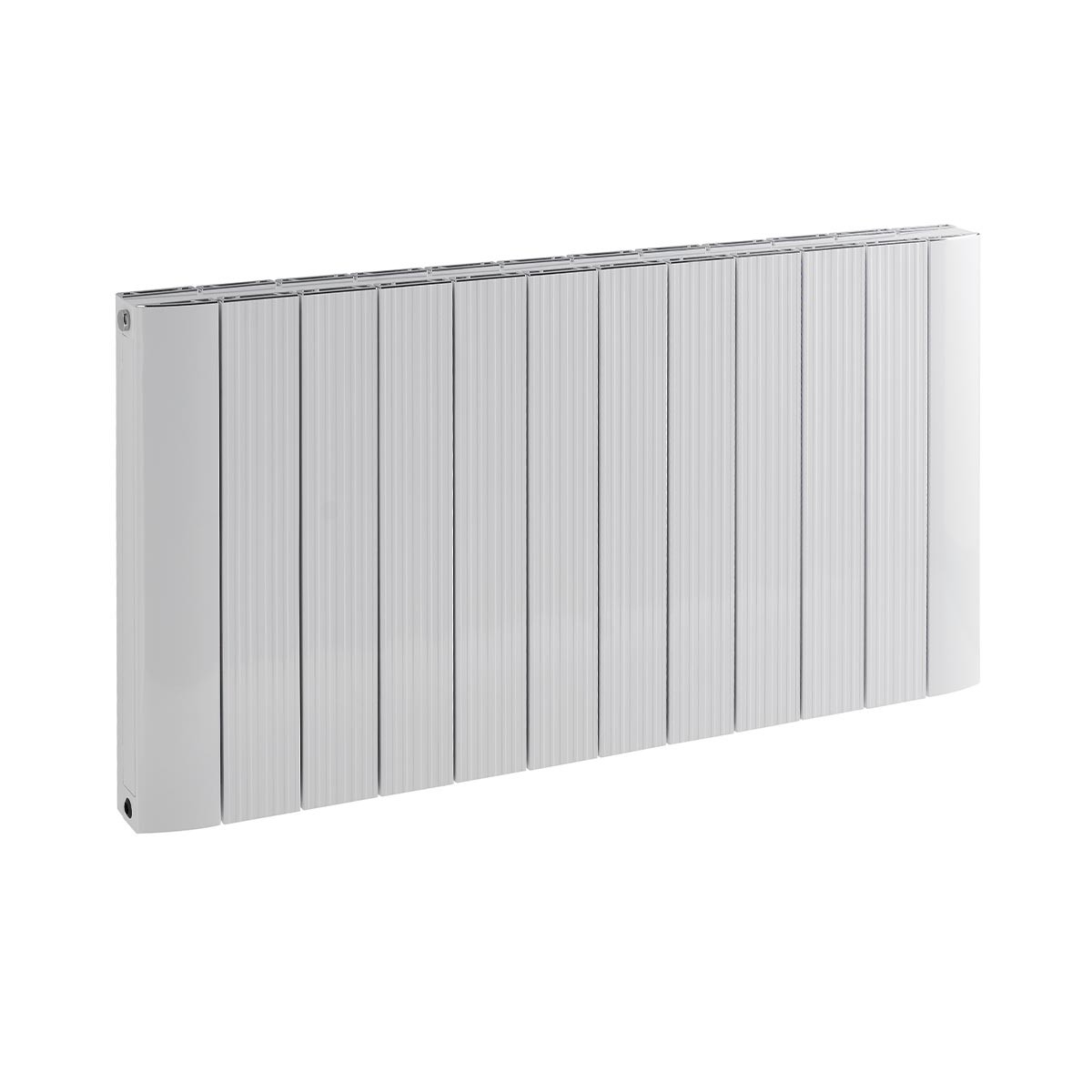 Rene White Designer Horizontal Double Radiator 600x936mm
