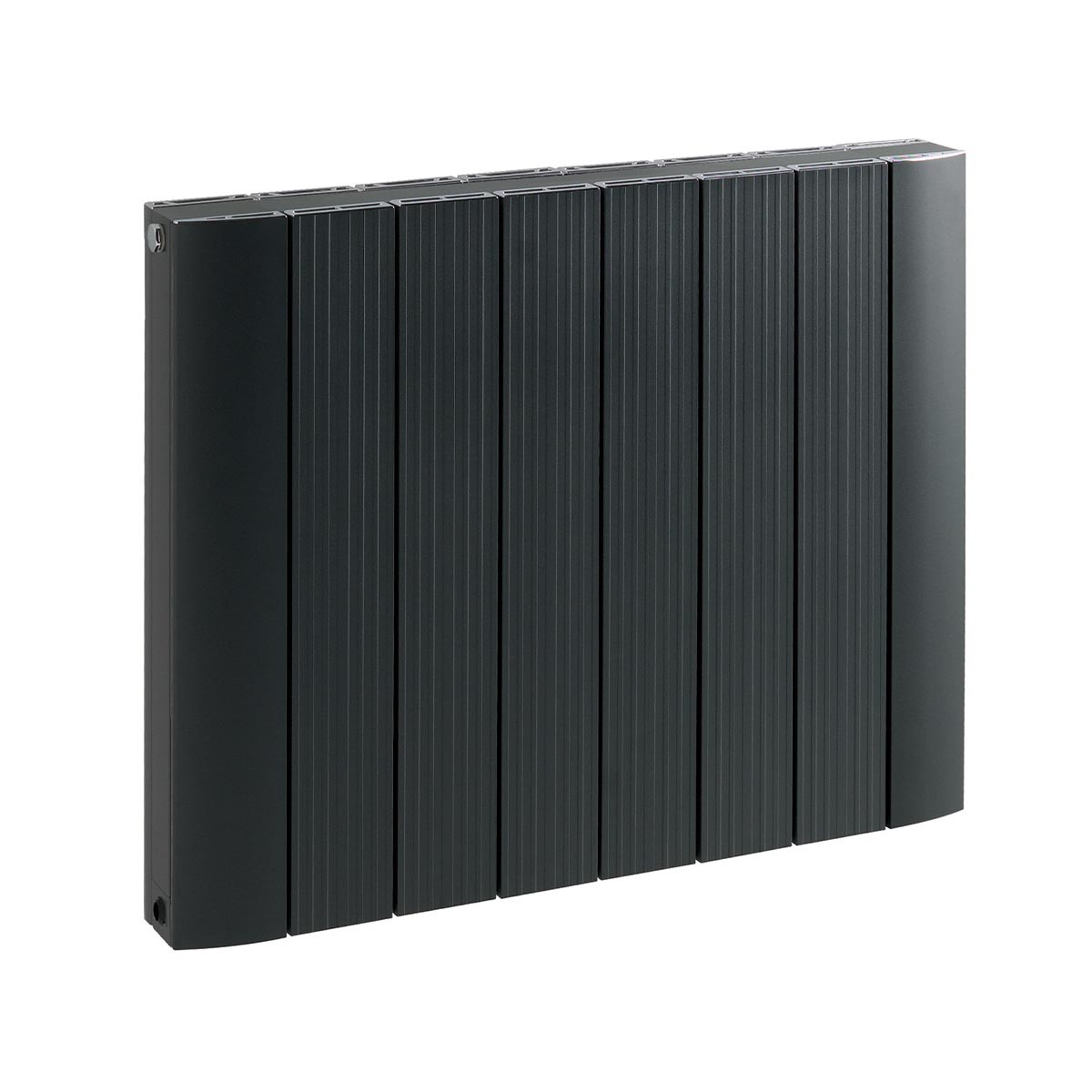 Rene Anthracite Designer Horizontal Double Radiator 600x748mm