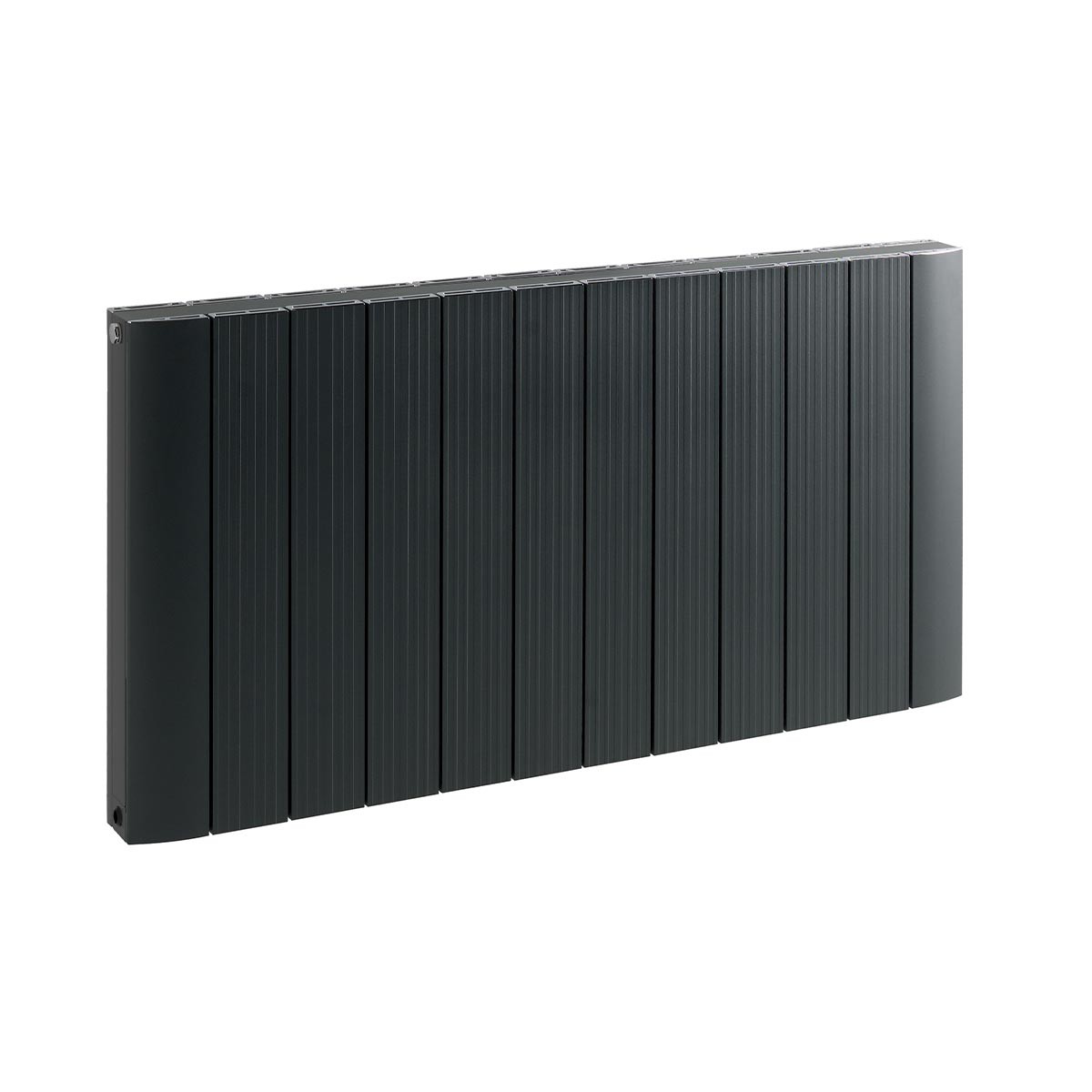 Rene Anthracite Designer Horizontal Double Radiator 600x1124mm