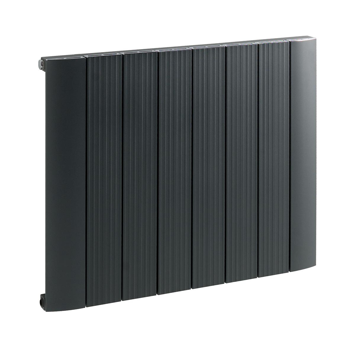 Rene Anthracite Designer Horizontal Radiator 600x755mm