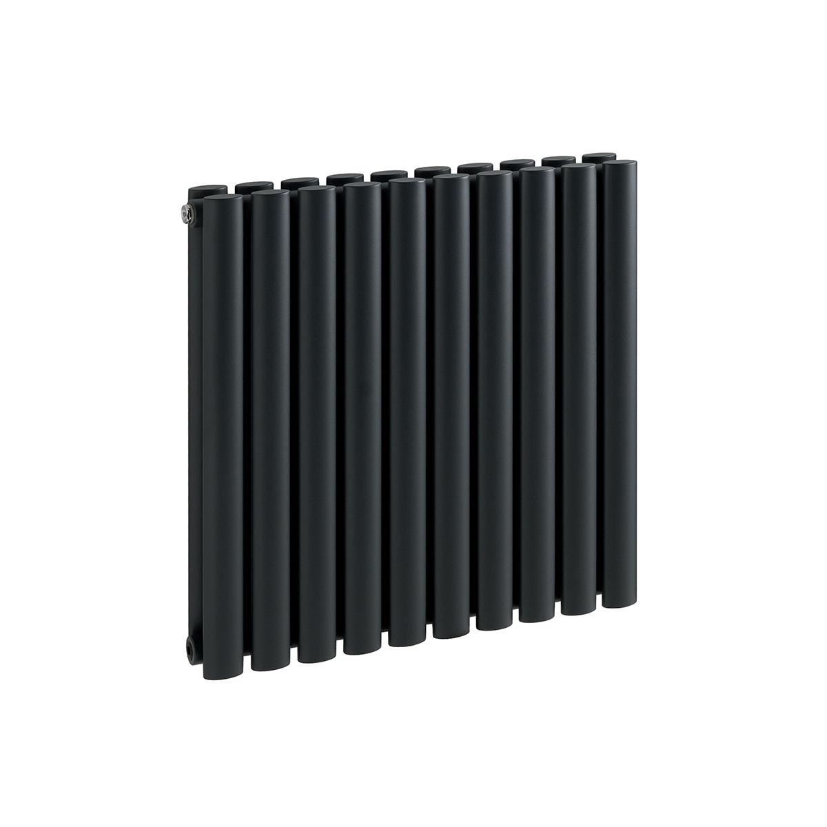 Koda Anthracite Designer Horizontal Double Radiator 600x600mm