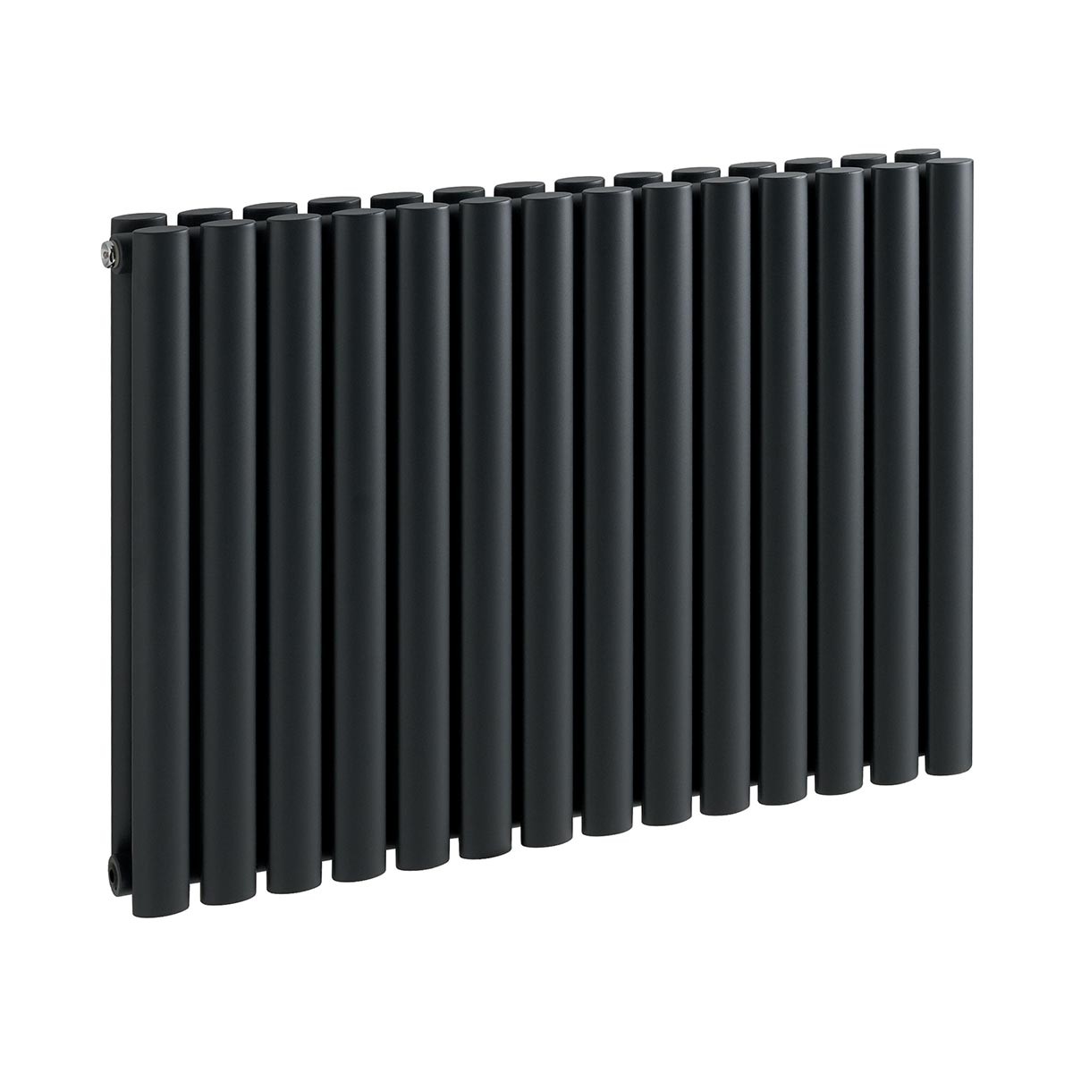 Koda Anthracite Designer Horizontal Double Radiator 600x840mm