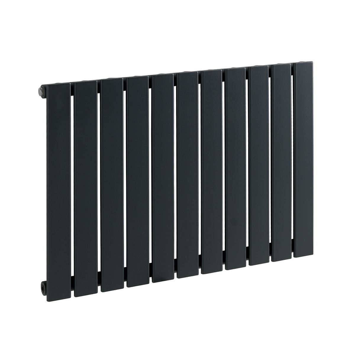 Narvi Anthracite Designer Horizontal Radiator 600x832mm