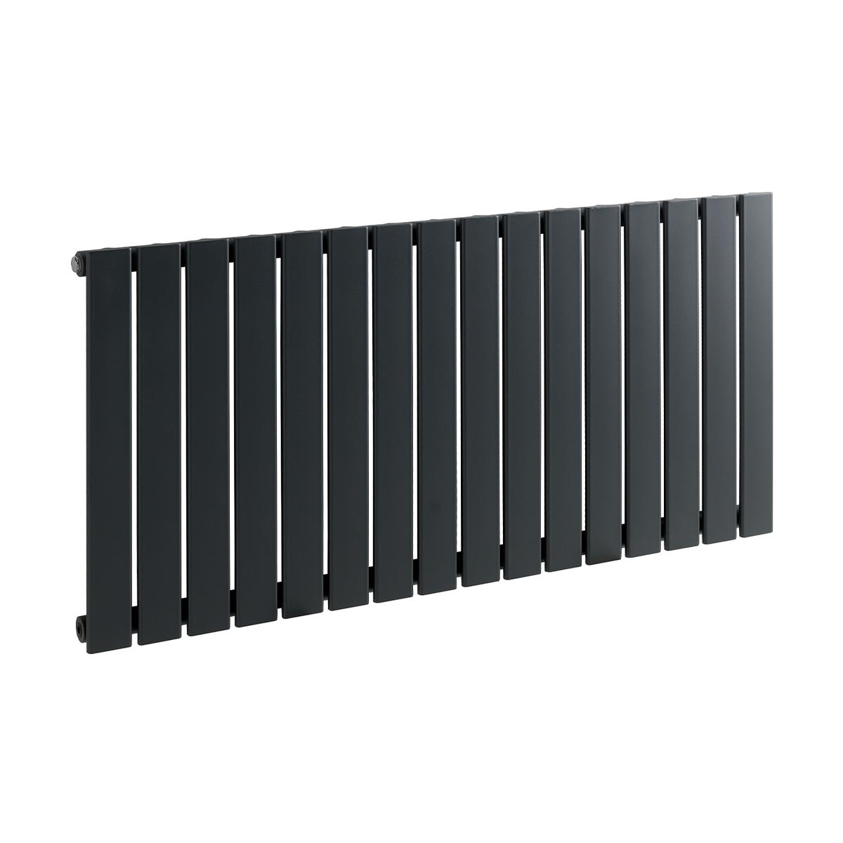 Narvi Anthracite Designer Horizontal Radiator 600x1212mm
